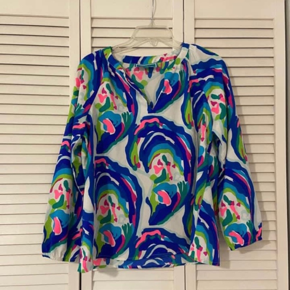 Oyster Print Blouse